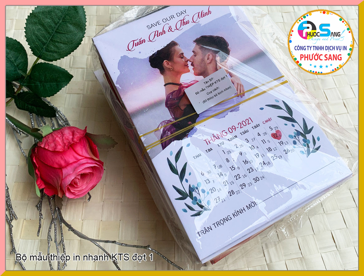 Phác họa hình ảnh mẫu thiệp