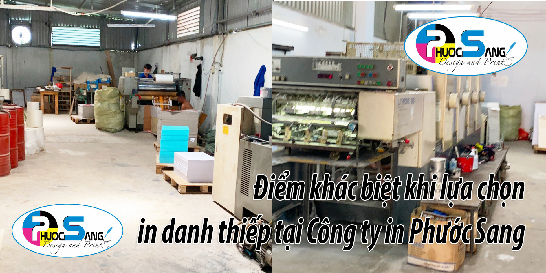 Điểm khác biệt khi lựa chọn in danh thiếp tại Công ty in Phước Sang