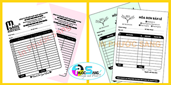 Mẫu hóa đơn đẹp, dịch vụ in hóa đơn giá rẻ tại in Phước sang