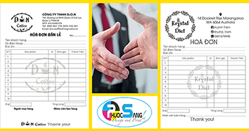 Dịch vụ in hóa đơn bán lẻ trực tiếp, sản xuất tại xưởng không qua trung gian. Có thể nói là giá rẻ tốt nhất thị trường hiện nay