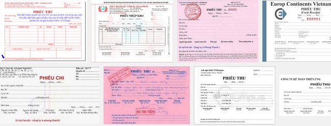 In phiếu thu phiếu chi carbonless