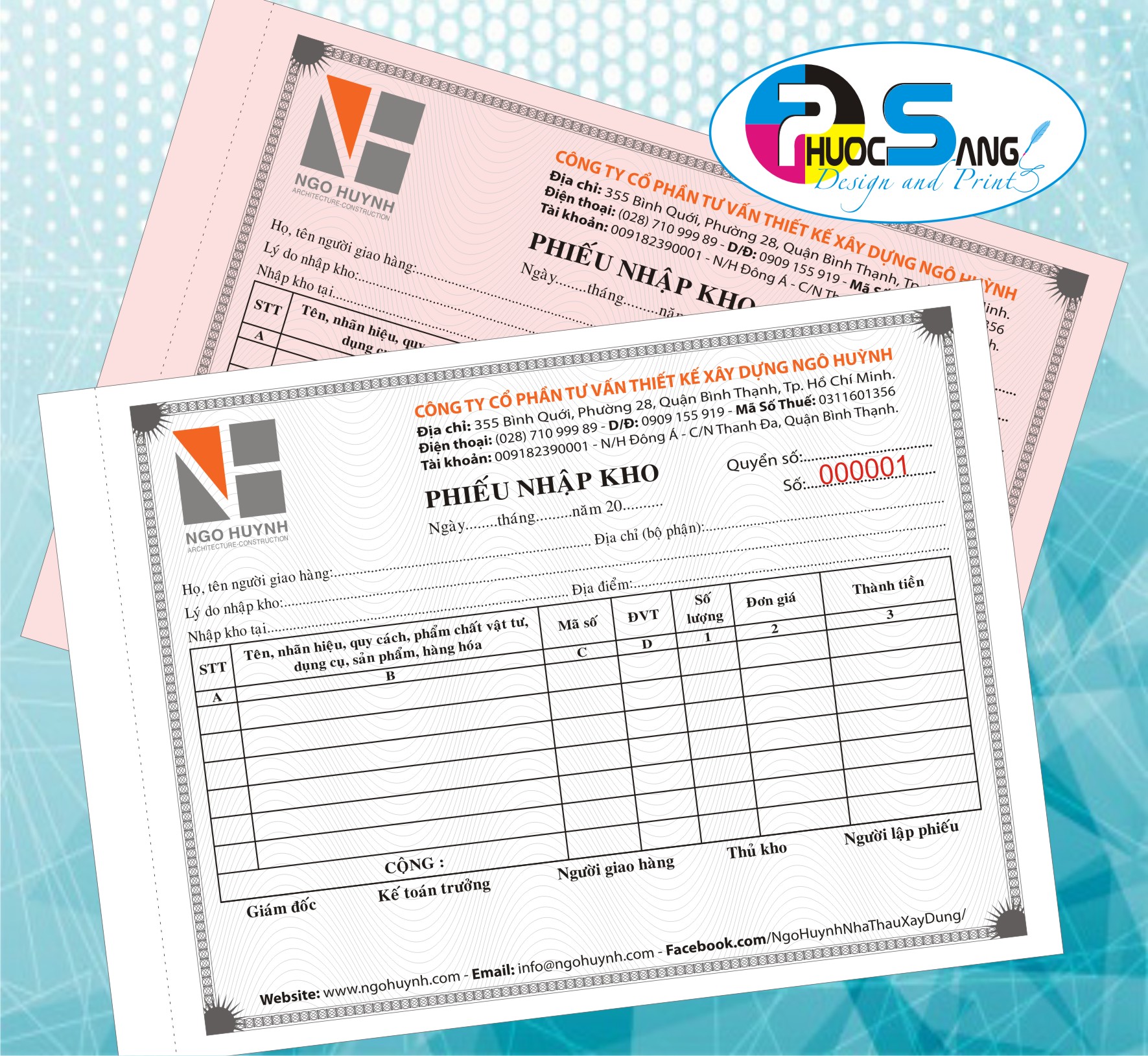 Nhận báo giá in biểu mẫu giấy carbonless 2 liên, 3 liên, 4 liên chính xác-nhanh chóng-hiệu quả, Công ty in chuyên nghiệp, uy tín với chi phí cạnh tranh giá rẻ tận gốc.