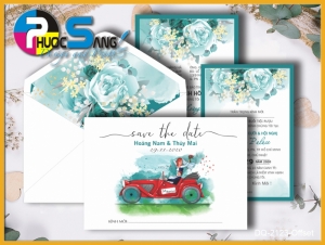 Mã DQ-2123-Offset | In thiệp cưới xu hướng mới