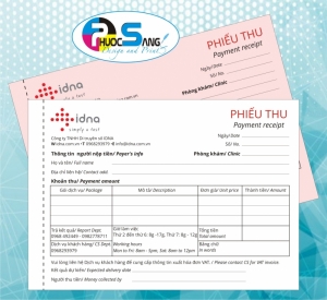 Xưởng in phiếu thu giá rẻ | In phiếu thu giấy carbonless giá rẻ