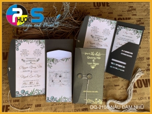 Mã DQ-2108-NAU DAM NHU | Mậu thiệp đẹp giá rẻ sang trọng