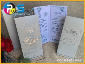 Mã DQ-2102-BAC NHU | Mẫu thiệp mời cưới đỉnh