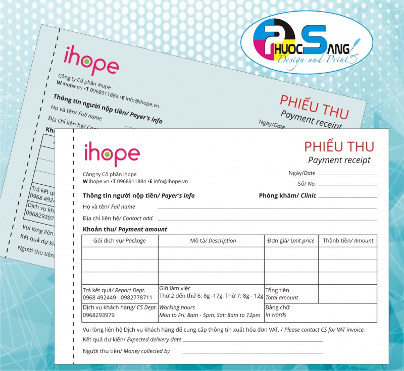 Dịch vụ in phiếu chi giấy carbonless giá rẻ với số lượng ít