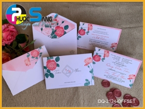 Mẫu DQ-2124-OFFSET | Thiệp cưới đẹp rẻ