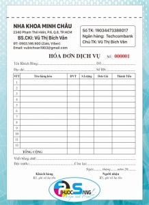 Sổ hóa đơn bán lẻ | Nhận in sổ hóa đơn bán lẻ theo yêu cầu