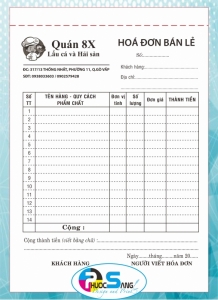 Mua hóa đơn bán lẻ ở đâu?