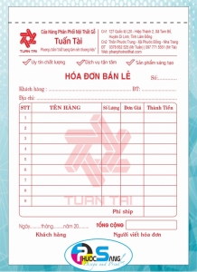 Mẫu hóa đơn ngành nội thất gỗ đẹp giá rẻ