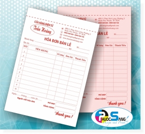 Nhận in hóa đơn bán lẻ số lượng ít tại Tp.HCM